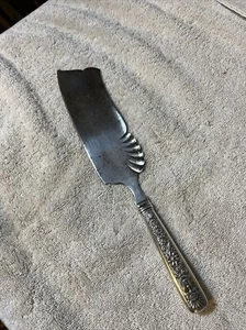 Assyrian Head by 1847 Rogers  Circa 1886 Silverplate Ice Cream Slicer Knife - Picture 1 of 6