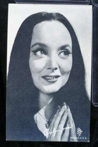 Vintage Billboard Music Arcade Exhibit Card Carolyn Jones EX/EX-MT XX2109