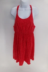 SO girls red racer back dress with stars Size 16.5 - Picture 1 of 8