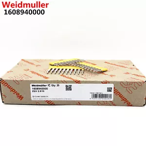 20pcs Weidmuller Contact Assembly ZQV 2.5/10 1608940000 Terminal Short Strip - Picture 1 of 3