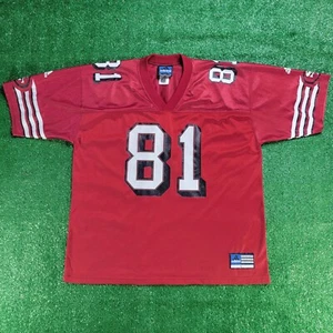Vintage Adidas Terrell Owens #81 San Francisco 49ers NFL Football Jersey Sz L - Picture 1 of 10