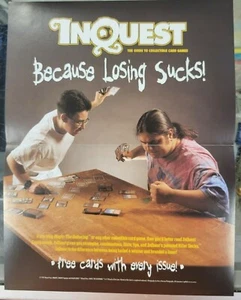 1995 INQUEST 11X8.5" THE GUIDE TO CCG *BECAUSE LOSING SUCKS* S&H USA (AL) 3322 - Picture 1 of 3