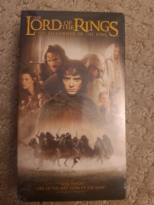 The Lord of the Rings The Fellowship of the Ring 2002 VHS NEW Factory Sealed  - Image 1 of 4