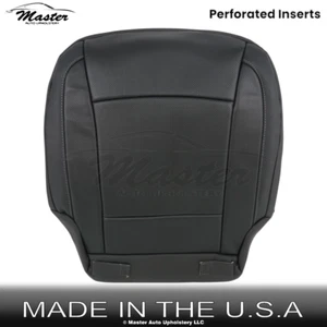 Cubierta de asiento de cuero negra inferior para pasajero Hyundai Genesis 2009-2014 sedán - Imagen 1 de 6