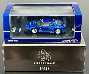 INNO64 LBWK Ferrari F40 cromo negro 1:64 Chase - Imagen 1 de 1