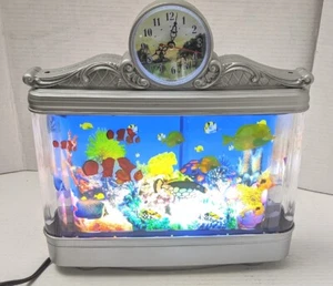 Vintage Fish Lamp & Clock- Tested Working Awesome - Picture 1 of 6