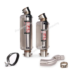 For Honda CTX 700 Mid Exhaust Link Pipe Slip On 51mm Muffler Tip With DB Killer - Picture 1 of 11