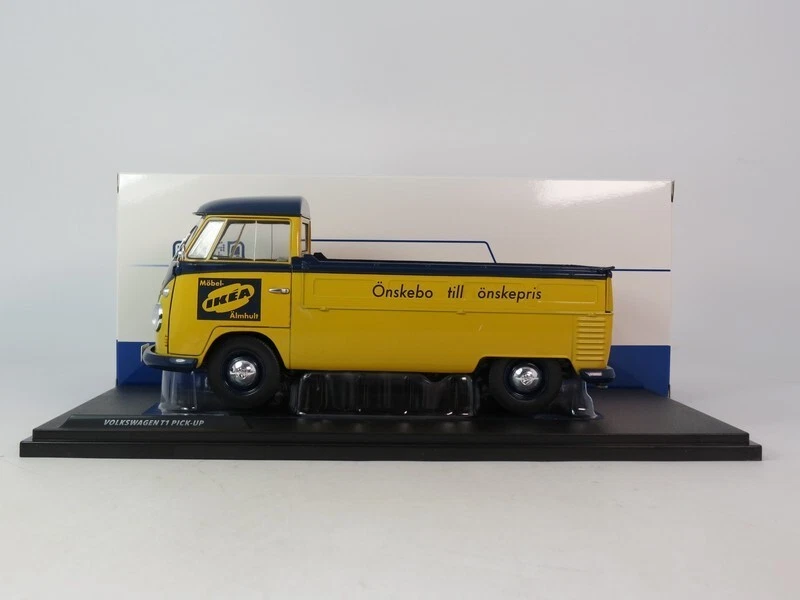 VOLKSWAGEN T1B PICK-UP IKEA 1950 YELLOW/BLUE 1 18 Solido Veicoli Commerciali Mod