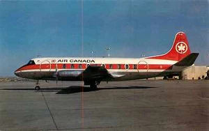 Postcard Aviation Air Canada Vickers Viscount 757 - Picture 1 of 2