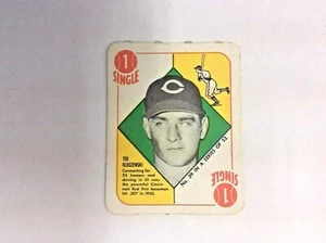 1951 tarjeta de béisbol TED KLUSZEWSKI DE ESPALDA ROJA #39 EN UNA SERIE DE 52 - Imagen 1 de 2