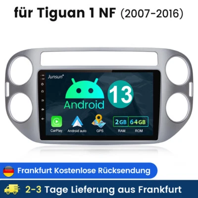 2+64G Android 13 Für VW Tiguan 5N 2007-2016 Golf Plus GPS Navi Carplay Autoradio - Bild 1 von 4
