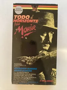 TODO EL HORIZONTE PARA MORIR VHS 1971 Fernando Almada Mario Almada Mexican HTF - Picture 1 of 9