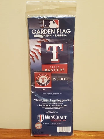 Texas Rangers 2-Sided Team Banner Garden Flag MLB WinCraft - 12.5 x 18" Cover