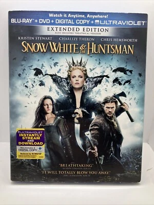 Snow White and the Huntsman 2 Disc Blu-ray DVD Ultraviolet Perfect Condition - Image 1 of 4