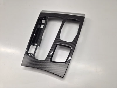 BMW X5 X6 Series F15 F16 Hidrográfica Fibra de Carbono Consola Central Trim LHD Foto 1 de 4