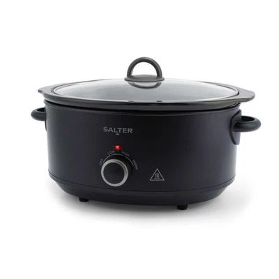 Salter Kuro 6.5L Slow Cooker 3 Heat Settings/Keep Warm for Family Cooking 200W - Image 1 of 4