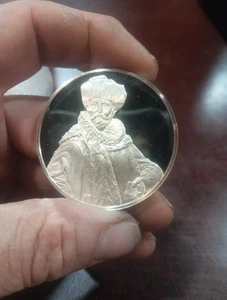 Proof Sterling Silver Round Featuring Nicklaus Ruts.66.2 Grams. Gorgeous! - Picture 1 of 3
