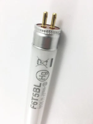 USHIO F6T5BL 6.0W UV Blacklight Fluorescent Lamp - Image 1 of 4