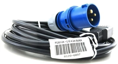 HP 8120-6897 PDU-C19 CABLE. POWER DISTRIBUTION UNIT POWER CORD. HEWLETT-PACKARD - Image 1 of 4