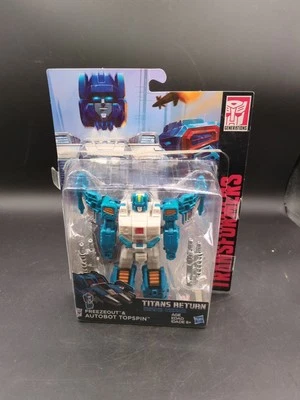Transformers Titans Return Autobot Topspin + Headmaster Freezeout deluxe class - Image 1 of 2