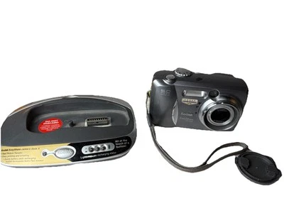 Kodak EasyShare DX4530 5.0MP Compact Digital Camera Silver And Dock Not Tested - Image 1 of 4
