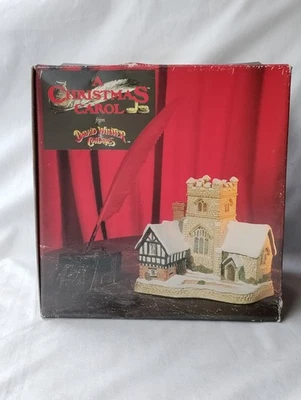David Winter Cottages A Christmas Carol 1989 John Hine Studios коробка и сертификат подлинности - Изображение 1 из 4