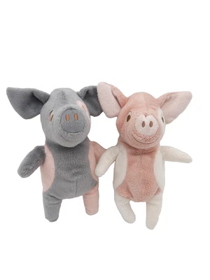 2 x IKEA Schwein *KELGRIS*  Plüschtier 17 cm Ferkel grau rosa Stofftier - Bild 1 von 4