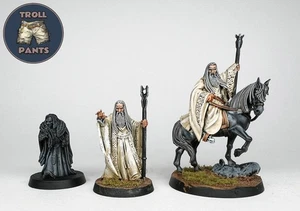 Warhammer Middle Earth - LOTR - 2 x Saruman & Grima Wormtongue - Picture 1 of 7