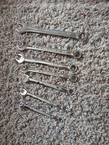 Craftsman combo wrenches SAE Wrench Set 7 Pieces 1/4"-5/8" New - Picture 1 of 4