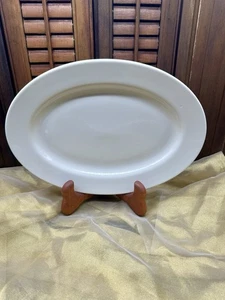 Vintage Homer Laughlin Best China USA Platte weiß Eisenstein Farbe 11x15 - Bild 1 von 10