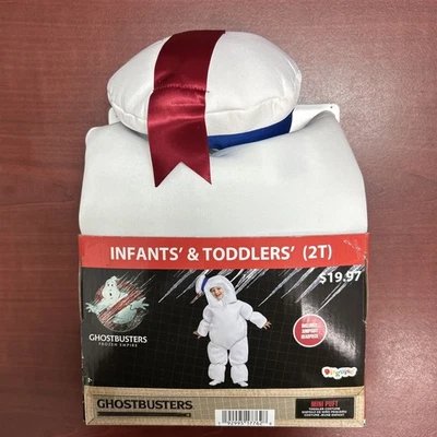 Cazafantasmas Puft Infantes Niños Pequeños Talla 2T Mono Acolchado Cabeza Disfraz Nuevo Foto 1 de 2