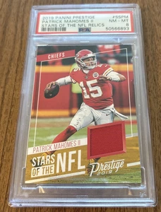 Patrick Mahomes 2019 Prestige Stars Relic, Jersey PSA 8 - Bild 1 von 2
