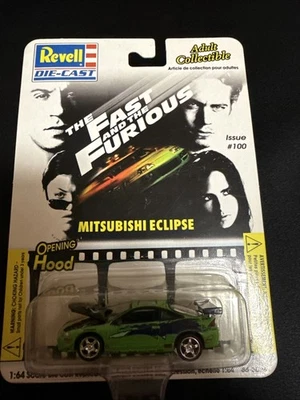 Revell литая модель Mitsubishi Eclipse выпуск The Fast and the Furious No100 1:64 2002 - Изображение 1 из 4