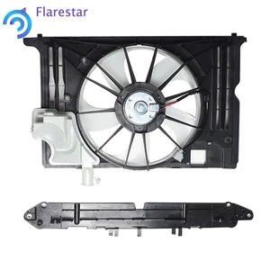 Radiator Condenser Cooling Fan Assembly For Toyota Corolla 2014 2015 2016-2019 - Picture 1 of 12