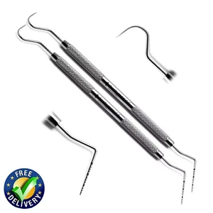 Herramienta de diagnóstico de doble extremo Dental Perio Explorer 23 sonda UNC 15 marca de color - Imagen 1 de 5