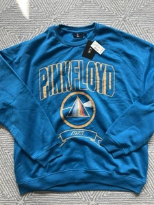 Pink Floyd Crewneck Sweatshirt - Teal - Dark Side of the Moon - NWT - Large - Bild 1 von 4