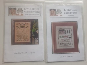 4 Cross Stitch Charts Only From Little House Needle Works, Giving Thanks,battle - Picture 1 of 4