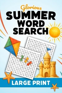 Word Search Large Print Summer Theme 2000-words 84-puzzles ⭐️⭐️⭐️⭐⭐ - Foto 1 di 4