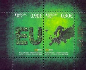 2011 Europa CEPT - Montenegro - souvenir sheet - Picture 1 of 1