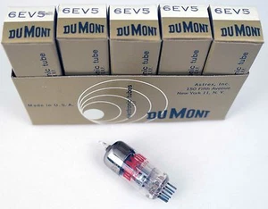 5 NOS Dumont 6EV5 Audio Radio Vakuumröhren Neu in OVP - Bild 1 von 1