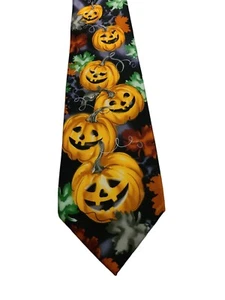 J. Garcia Krawatte Halloween Kürbisse Schmetterlingsfalle Sammlung 55 - Bild 1 von 6