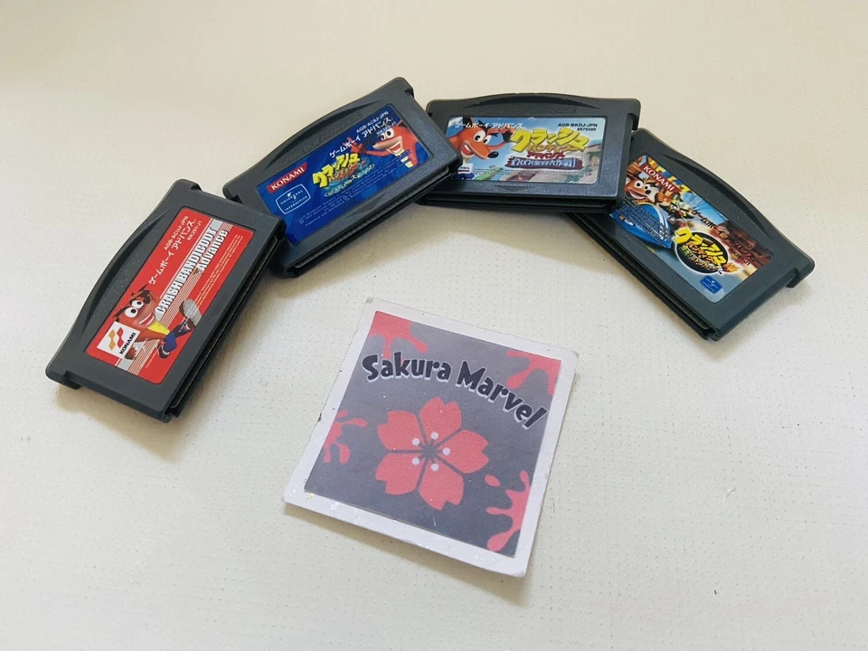 Nintendo Gameboy Advance Crash Bandicoot 1 2 Purple Ripto's Rampage Nitro Cart - Image 1 of 1