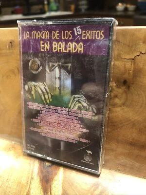 La Magia De Los 15 Exitos En Balada NEW CASSETTE Con Los Bukis, Bronco, Lucero - Image 1 of 4