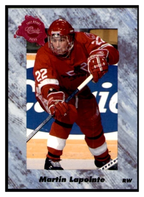 1991 Classic Draft Picks  Martin Lapointe RC #9  Detroit Red Wings - Image 1 of 2