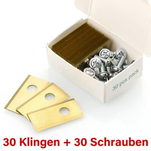 30 Titan Ersatz Messer Klingen für Landroid Worx 1Loch LongLife - DIN EN50636 - Bild 1 von 6