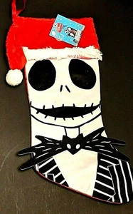 Nightmare Before Christmas Jack Skellington Santa Jack hängender Strumpf 18 Zoll - Bild 1 von 5