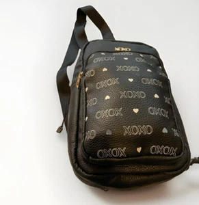 XOXO Mini Backpack – Colorful Lips Print – White & Black – Faux Leather – NWT - Picture 1 of 8