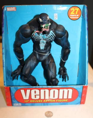 New 2005 ToyBiz 12" Deluxe Action Figure VENOM Spider-Man Villain RARE MOC MISP - Image 1 of 4