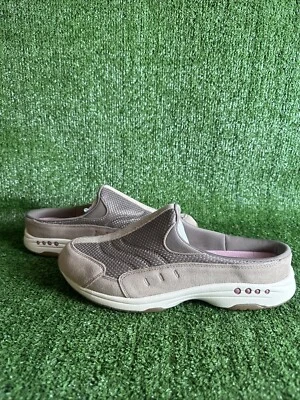 Easy Spirit Women's Traveltime266 Casual Slip-On Mules Tan Size 12w - Image 1 of 4