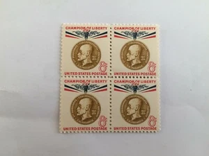 US 1960 USA Scott# 1148 Thomas G. Masaryk Czechoslovakia Block 4 MNH - Picture 1 of 2